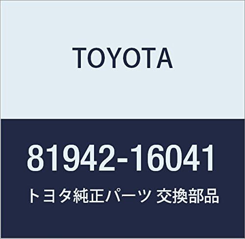 TOYOTA (toyota) Genuine Parts Fajita Control Name Seat Corsa/Tercel Part No 81942 – 16041