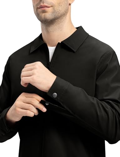 TBMPOY Men's Lightweight Jackets Casual Windbreaker Stylish Light Fall Spring Golf Work Dress Business4
