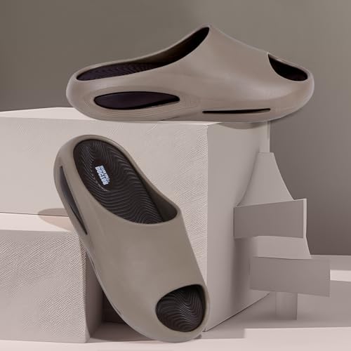 Image of DOCTOR EXTRA SOFT Men's Classic Ultra Soft Sliders /Slippers with Cushion FootBed for Adult | Comfortable & Light Weight | Stylish & Anti-Skid | Waterproof & Everyday Flip Flops for Gents /Boys D-507