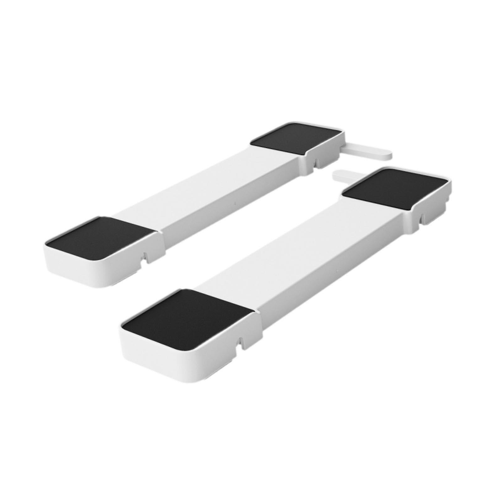 Base Con Ruote Per Elettrodomestici Staffa di supporto antiscivolo for base della lavatrice | For asciugatrici, congelatori, cucine, condizionatori d'aria(White)