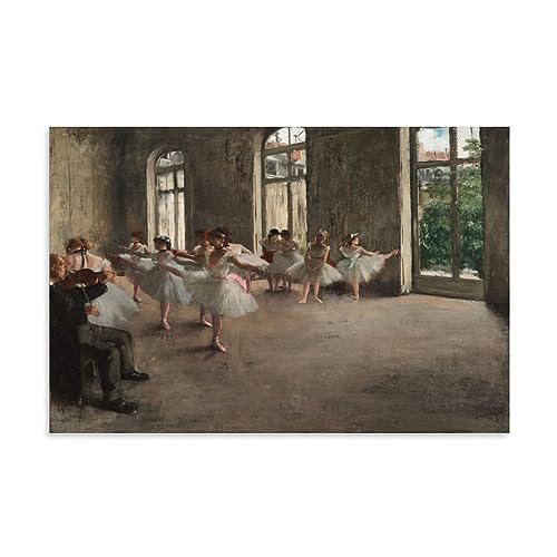 Ballet Rehearsal Degas poster impression haute definition sur grande toile