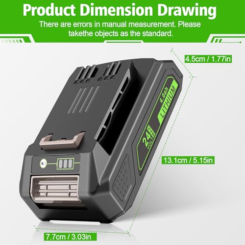 LabTEC GW2430 Battery for Greenworks 24V 2000mAh (2) - Image 5