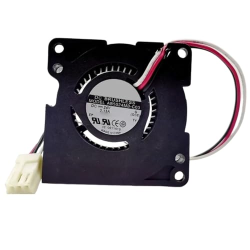 Ventilador ADDA AB5024MB-C03 de alta eficiencia DC24V 0.13A con tres cables de control