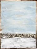 Estilo vintage Kare Design Cuadro al óleo Abstract Horizon, Marrón, 120x90x3,7cm
