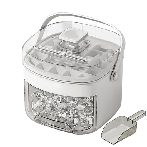 Bandeja de hielo - Molde de fabricante de de gran capacidad para fiestas, uso diario con diseño antiadherente, suministros de congelación para cocina, camping, reunión