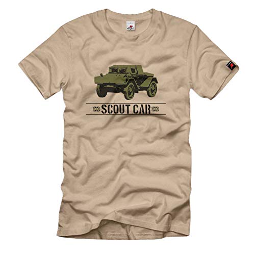 T-shirt Scout Car BA Ferret pour rassemblement de véhicules de collection et sorties militaires