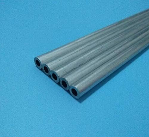 5PCS 8 * 4.6 * 400mm Aluminum Alloy Tubes Pipes Spare Parts for DIY Models