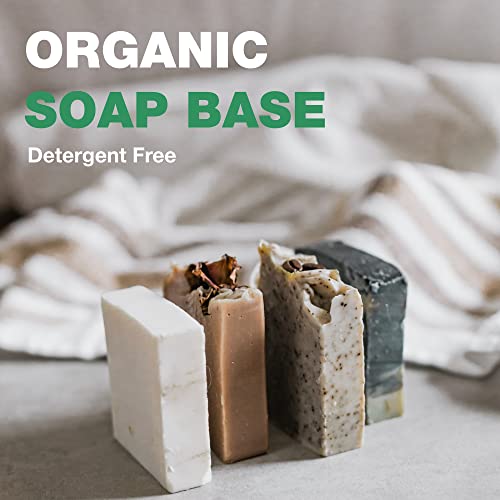 Soapeauty Clear Soap Base Glycerin Melt And Pour | Detergent Free | Natural Moisturizing Bar For Sensitive Skin & Soap Making, Easy To Cut | 2 Lb #TOP4