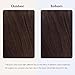 Sassina Invisible Wire Hair Extensions Real Human Hair 16 Inch Transparent Wire Adjustable Size Secure Clips in Hair Extensions Natural Straight Secret Miracle Hairpiece, #2 Dark Brown 80 Gram