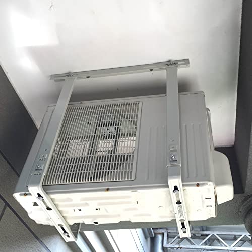 Soporte de montaje universal de CA para exteriores, soporte resistente para unidades de condensador de aire acondicionado sin conductos, fácil instalación en el techo