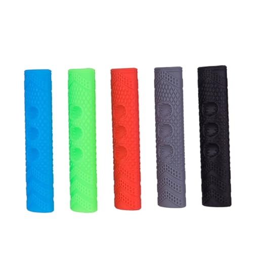 JUMPLAWN 4個バイク用ブレーキレバー保護カバー シリコン製滑り止めグリップ 衝撃吸収 軽量耐久 ロード マウンテンバイク対応 ブルー