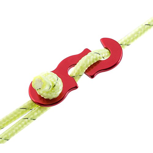 CEBLUEOR 10 Stücke Ultralight Aluminium Guyline Schnur Teller Zelt Spanner Seil Teller für für Zelt Cover