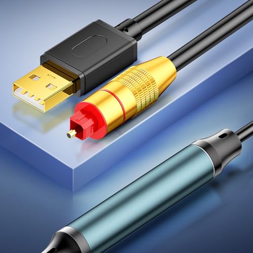 Adaptateur USB vers son optique SPDIF garantissant un signal sans perte ni interférence