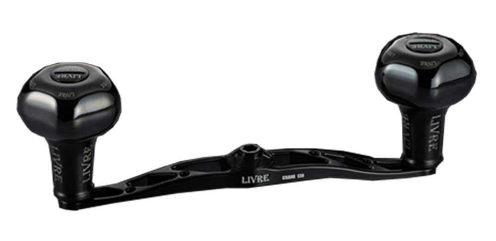 リブレ(LIVRE) 11581 クランク 130 (CRANK 130) Bシリーズ PT35Bノブ搭載 シマノ 左巻き用 オールブラック FLSK130-B35-BKBK