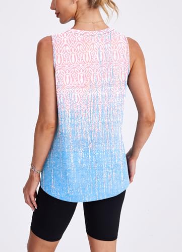 Image of Womens Workout Tank Tops Lightweight Sleeveless Shirts for Women Loose Fit Tops for Athletic Running Tennis Yoga