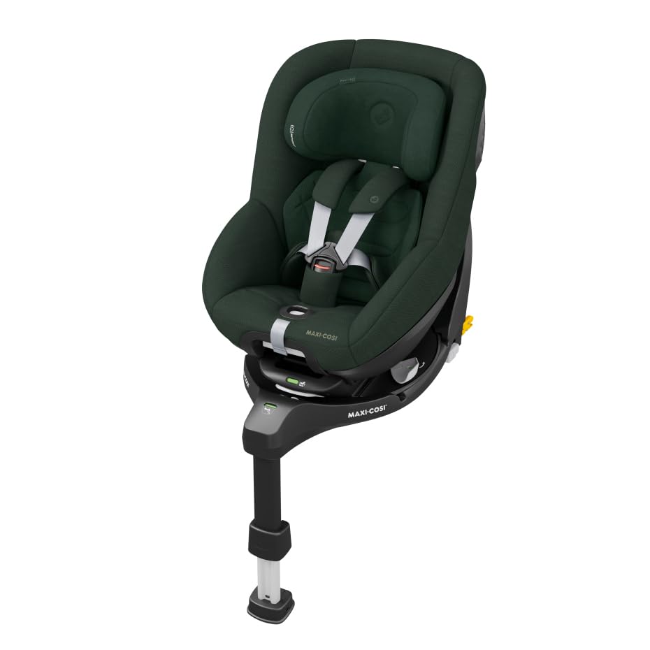 Maxi-Cosi Pearl 360 Pro i-Size Siège Auto 3 Mois - 4 Ans, Siège Auto Rotatif à 360° et coulissant avec Technologie SlideTech, 5 Positions d'inclinaison, Authentic Green