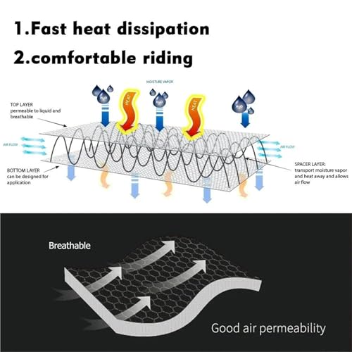 Funda de asiento Honda CB500X que elimina el calor del sol 4