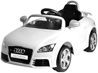 Best Choice Products Kids 6V Licensed Audi TT RS Ride On w/ 2 Speeds, Suspension, AUX Input,white