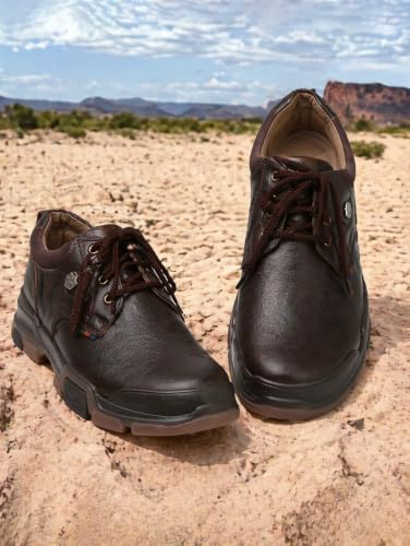 Image of Buckaroo: Anaiya Genuine Leather Brown Casual Shoes for Mens