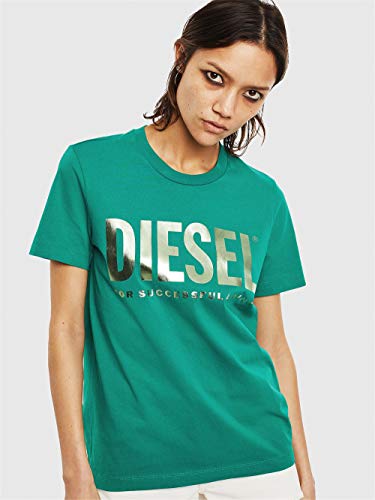 T-shirt Diesel femme vert confortable et léger contre la chaleur
