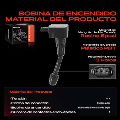 Bobina de encendido para Transit Connect 1.0 EcoBoost: soluciona tirones 3