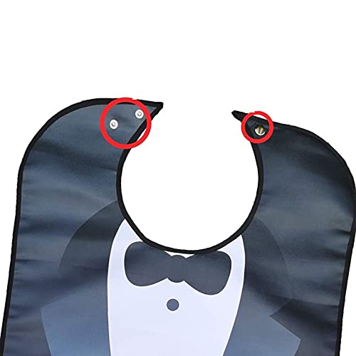 Grembiule impermeabile per adulti bavaglini per mangiare grembiule lavabile abbigliamento riutilizzabile per uomo donna grembiule