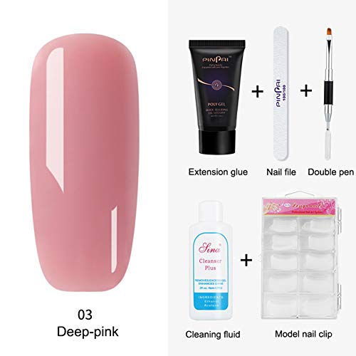 ZREAL 5 Pz/Set di smalto per unghie Poly Gel Set di punte per unghie UV a LED per la ricostruzione rapida di Polygel Quick Builder