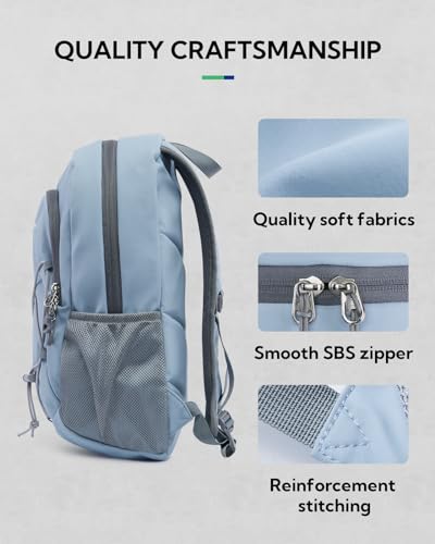 Waterfly Small Hiking Backpack 12L: Mini Lightweight Sport Rucksack with Chest Strap Daypack Compact Day Bag for Outdoor Travel Walking Camping Cycling Climbing Women Men Teenagers - Image 3
