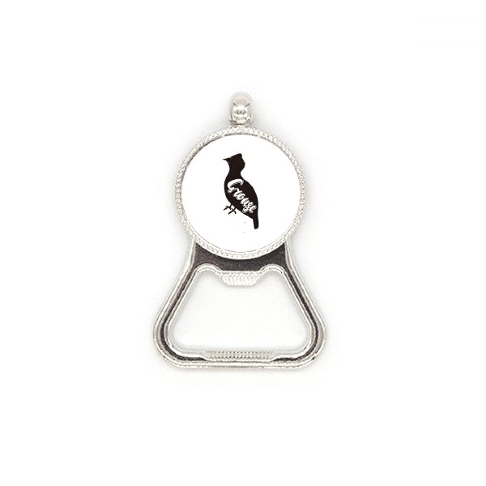 Décapsuleur bière acier inoxydable motif animal noir et blanc pour capsule