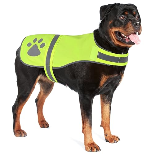 Candofly Safety Reflective Dog Vest High Visibility Pet Hunting Vest Lightweight Dog Jacket for...