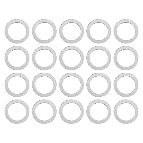 Pedal Washer Csnsd 20Pcs 19X14Mm Bicycle Pedal Stainless Steel Gaskets Cycling Extenders For Fixed Gear Bicycle Moutain Bike Road Bike Pedal Spacer #TOP1