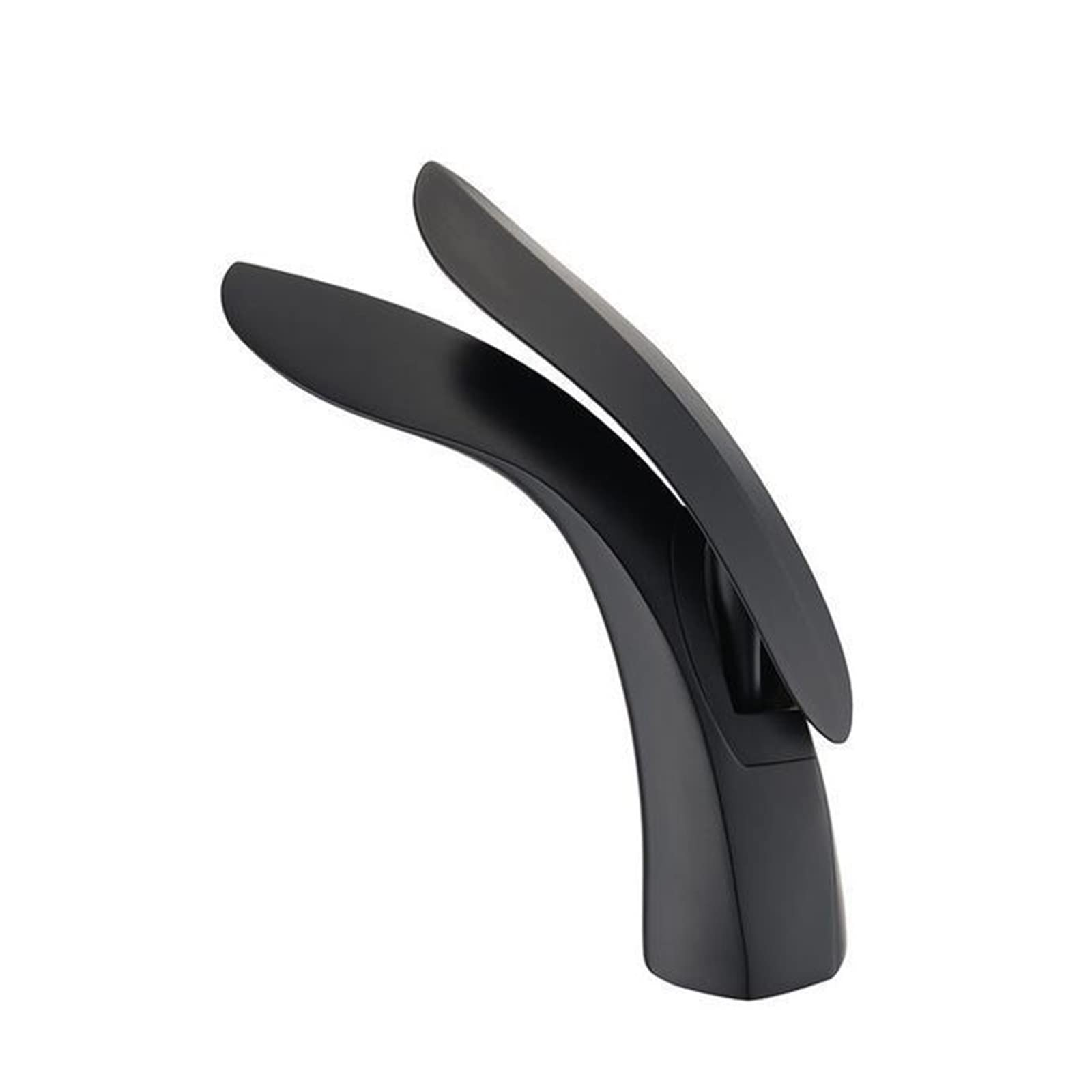 Robinet de salle de bain or rose cascade mitigeur eau froide chaude