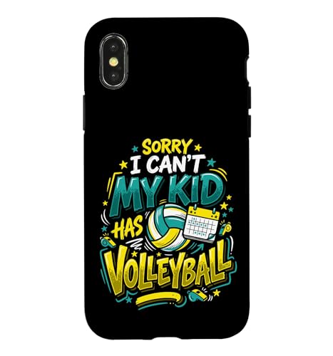 �o���[�{�[�� �}�}&�o���[�{�[�� �������� My Kid Has Volball �X�}�z�P�[�X iPhone X/XS �p