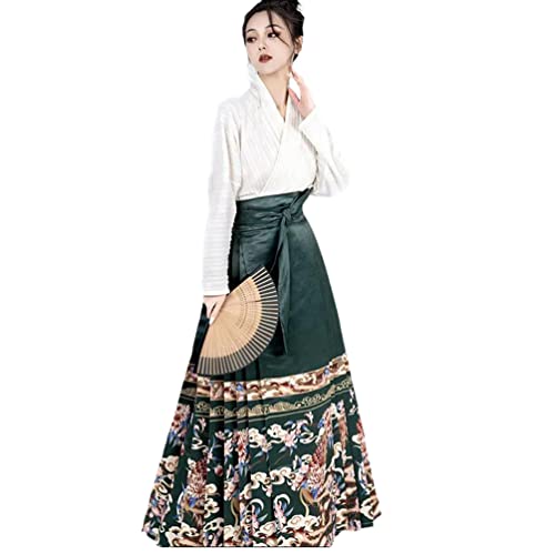 Jupe Hanfu traditionnelle style chinois dynastie Ming moderne