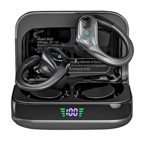 sajawass Wireless Earbuds with 75Hrs Playtime, Bluetooth 5.3 Sports Headphones, IP7 Waterproof Ear...