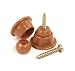 Slipstick CB210 Swivel Slider Floor Protector Glides for Chairs Legs / Furniture Feet (set of 8) 1-Inch Round - Caramel