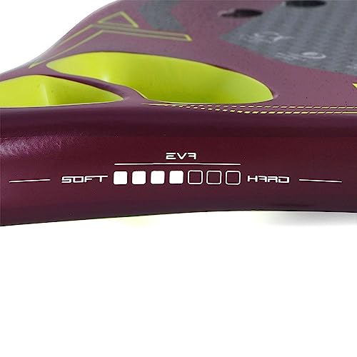 Raquete Beach Tennis Robin Soderling RS Flow Edition - Vinho/Amarelo