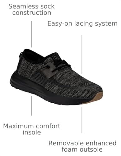 Image of HEYDUDE Men's Sirocco Neutrals Slip On Sneaker | Breathable Knit Upper