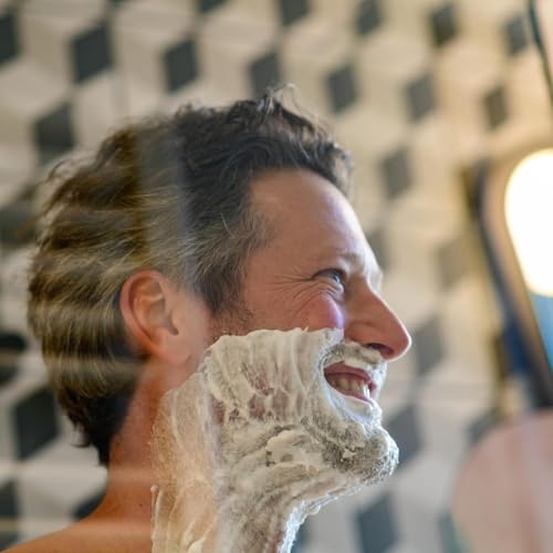 Image of MERKUR 34 Double Edge Safety Razor - Matte Chrome | Heavy Duty Knurled Brass Handle | Made in Germany | Plastic-Free | Two Piece Design | Closed Comb | Straight Bar