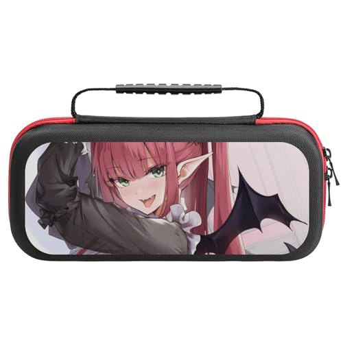 Switch ケース かわいい 着せ恋 喜多川海夢 リズきゅん スイッチ 収納ケース カバー ナイロン素材 全面保護 防塵/防水/防汚/耐衝撃 26x11.5x5.2cm Switchに対応 保護用ハードケース 大容量な収納力 アクセサリーポーチ Swit