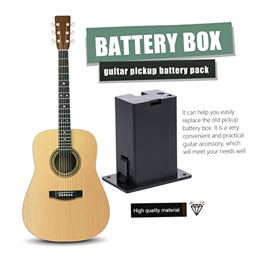 Asakkura Caixa De Bateria De 3 Peças Caixa De Bateria Caixa De Bateria Para Captador De Guitarra Cai