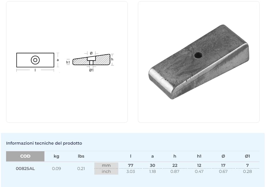Tecnoseal Kit Anodes compatibles avec Mercury Mercruiser Moteurs et Pieds - Anode pour Pied Poppiero Moteur Hors-bord Hélice Trim - Pièce de rechange