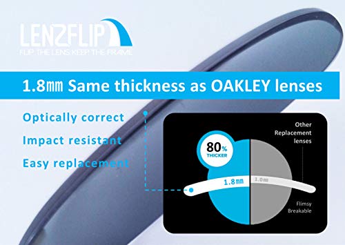 Image of Polarized Replacement Lenses for Oakley Half Jacket 2.0 XL Sunglasses - Crafted in USA - Multiple Color Options
