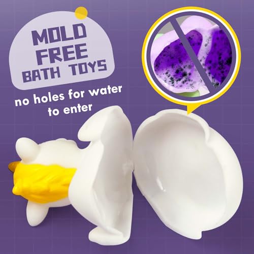 KidBloom Bath Toys, Mold Free Baby Bath Toys, No-Hole Unicorn Toy, Toddlers Toys for Boys Girls - Image 3