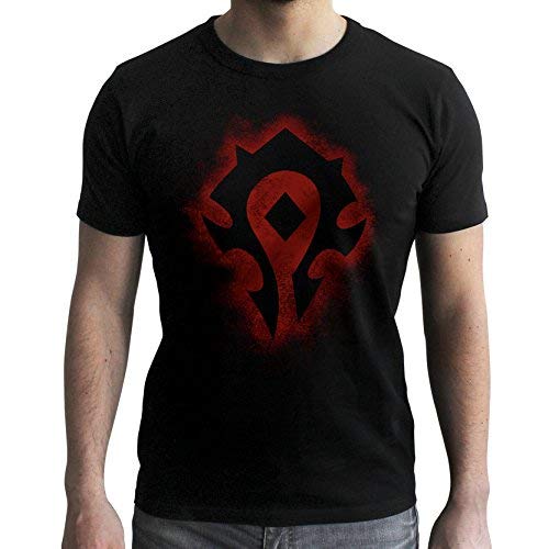 ABYstyle - World of Warcraft - T-Shirt - Horde - Homme - Noir (XS)