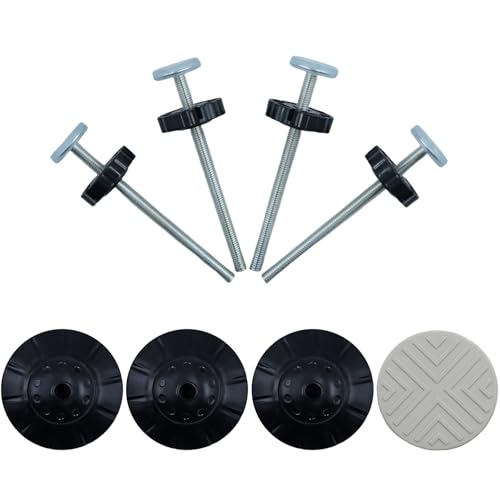 Flauzmann Kit Extensor De Portão Para Bebês - Pacote Com 4 Protetores Parede Pretos 8,9 Cm Diâmetro