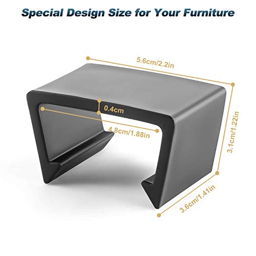 Alinhamento de sofa secional de vime para patio, moveis de exterior, fixadores, grampos, grampos, co