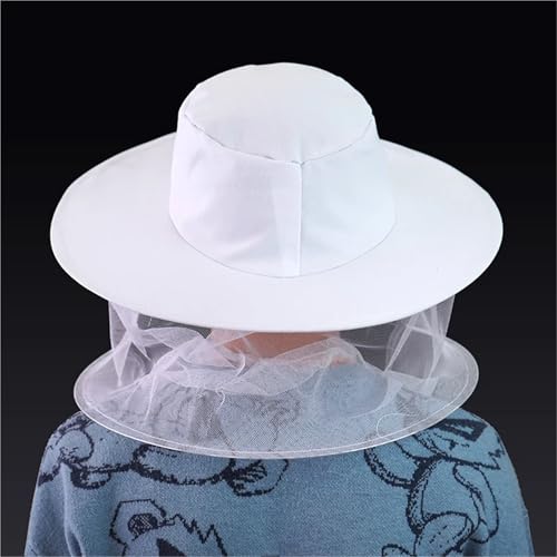 Chapeaux anti-abeilles à double maille noire pour outils apicoles - 6