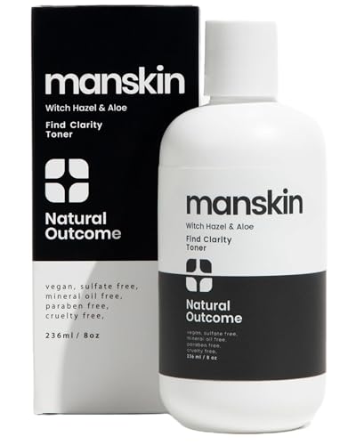 Natural Outcome Man Skin Face Toner | Natural Daily Toner Enhances Men Facial Complexion | Pore...