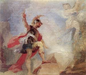 Peinture à l'huile Gideon 1794 pour habiller un mur vide avec élégance artistique
